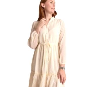 New with Tags Lauren Conrad Cream Boho Dress size Medium